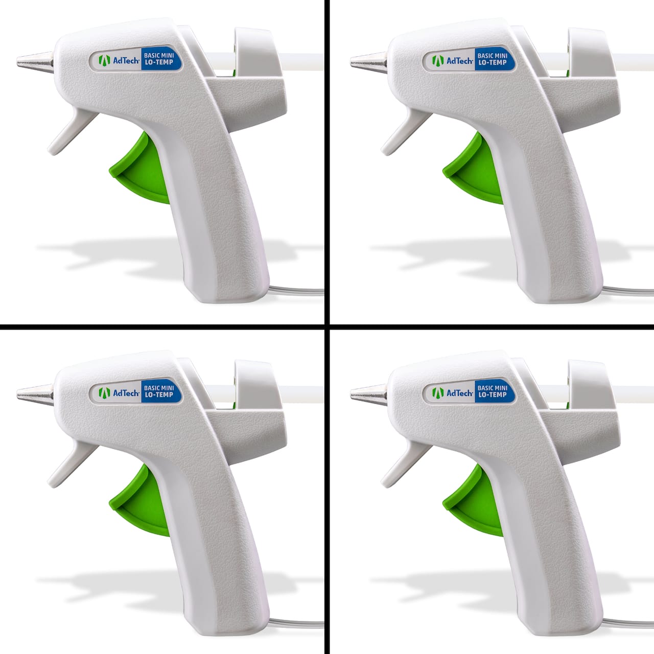 AdTech® Lo-Temp™ Mini Glue Guns, 4ct.